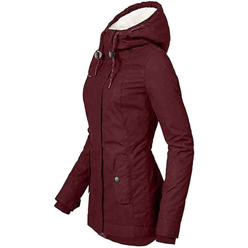 Parka Polaire Unie - Femme