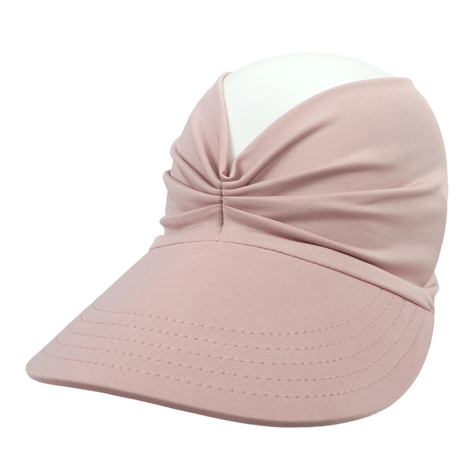 Visera de playa para mujer, protección UV, ala ancha