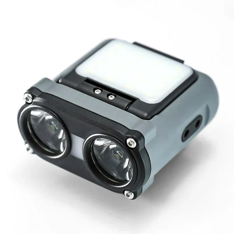 Éclairage Frontal LED Rotative - Haute Puissance & Portable