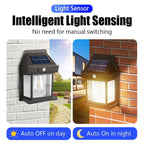 Lampe Solaire Extérieure à Détection auto 180°