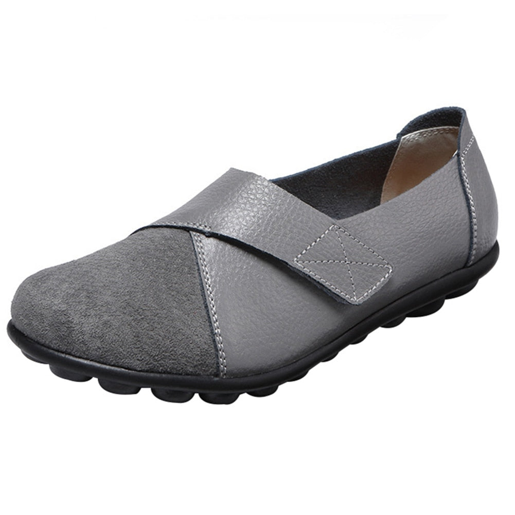 Mocassins orthopédiques en cuir pour femme