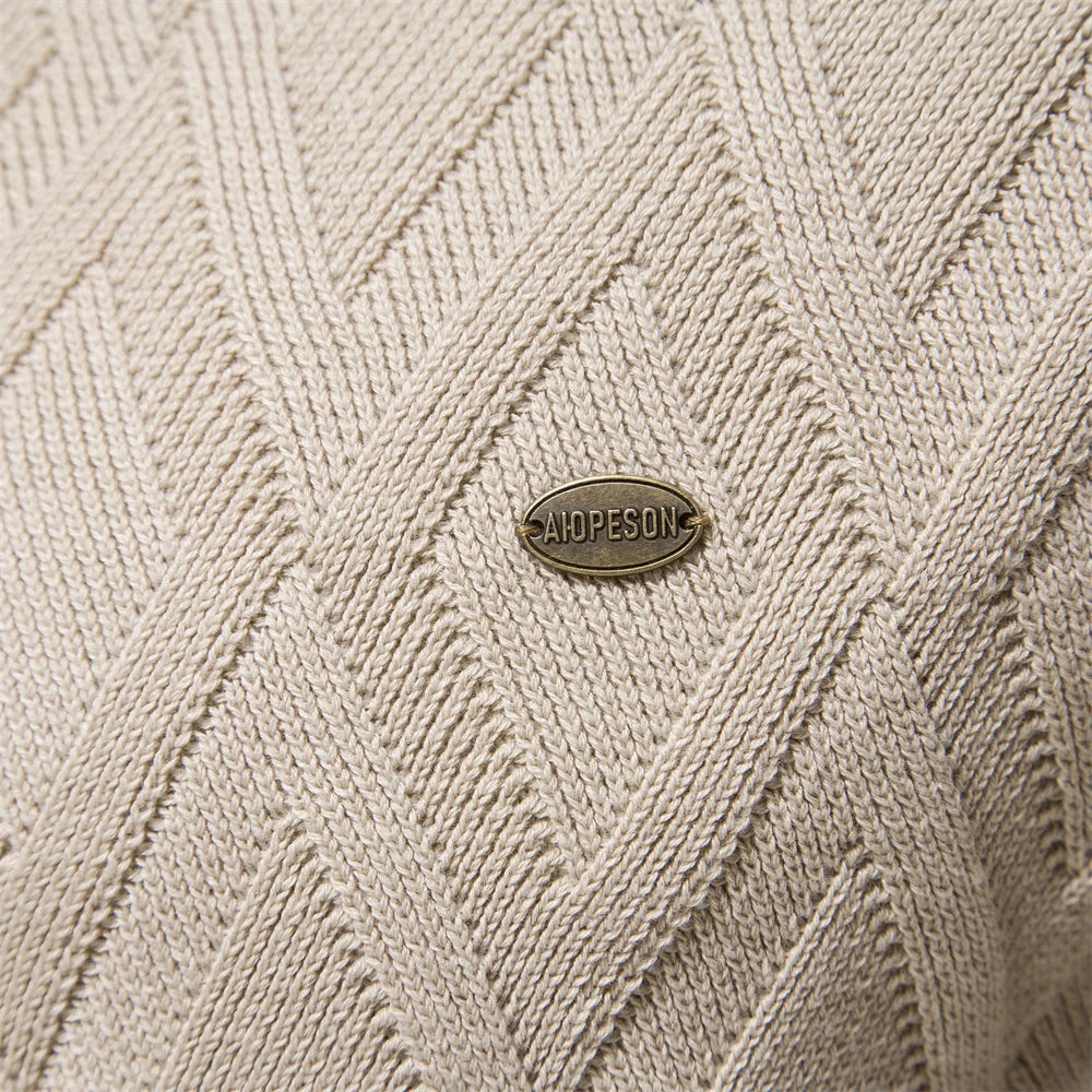 Pull Manches Longues et Col Rond torsadé - Hommes