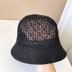 Chapeau de plage en osier tressé