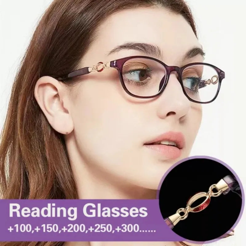 Charm'View - Lunettes de lecture anti-lumière bleue & verres progressifs - Femme