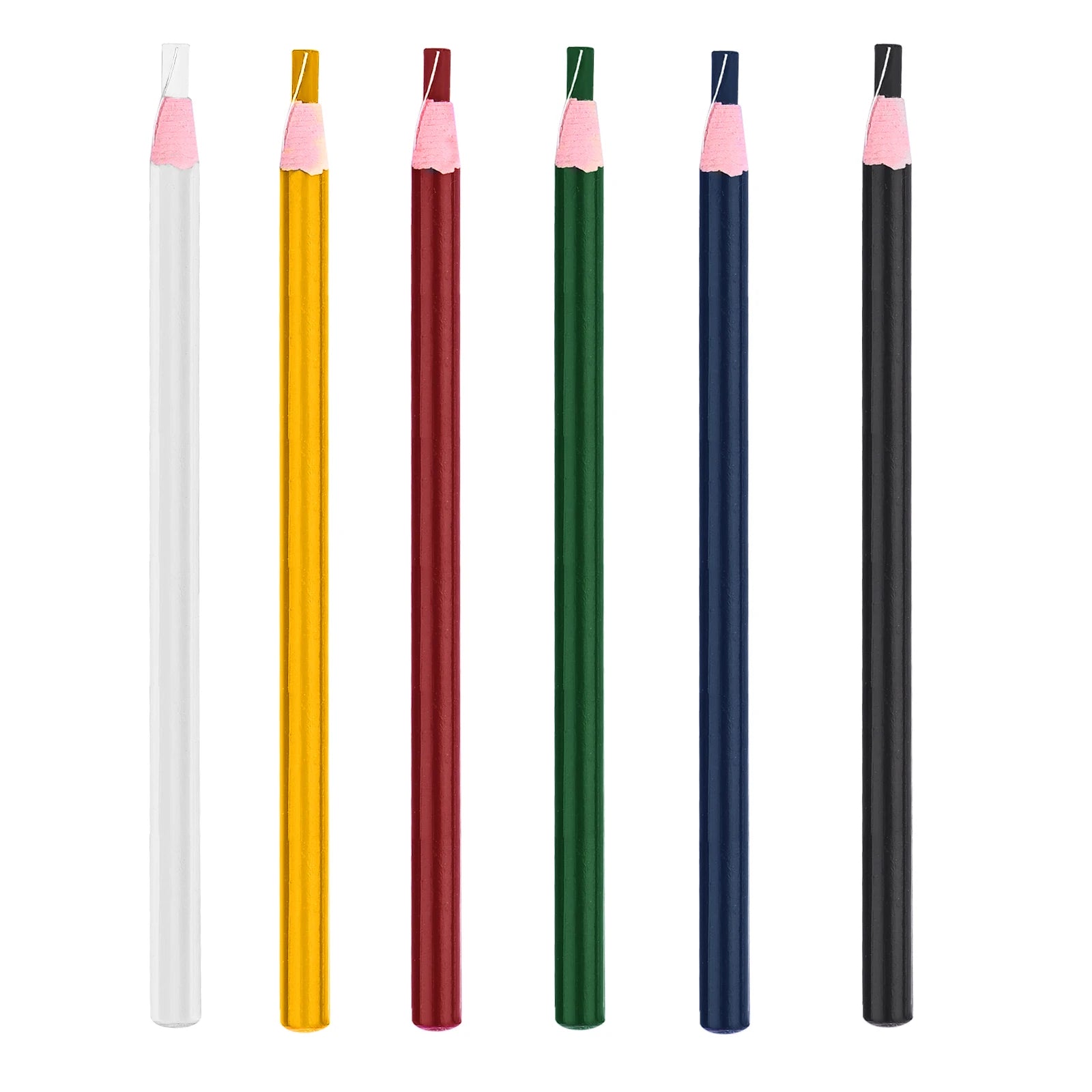 30x Craies + 6x Crayons de Tailleur pour Couture - Pour Marquage de Tissu Effaçable