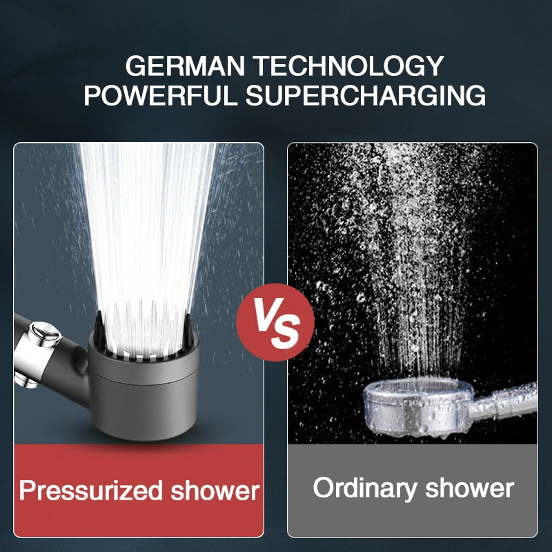 Pommeau de douche haute pression multifonctionnel + 3 filtres OFFERTS