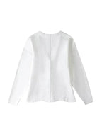 Cardigan Ajusté col V avec Crochet