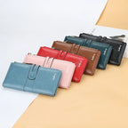 Portefeuille Long en cuir PU pour femmes