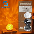 Boule Cristal LED Tactile – Éclairage Relaxant
