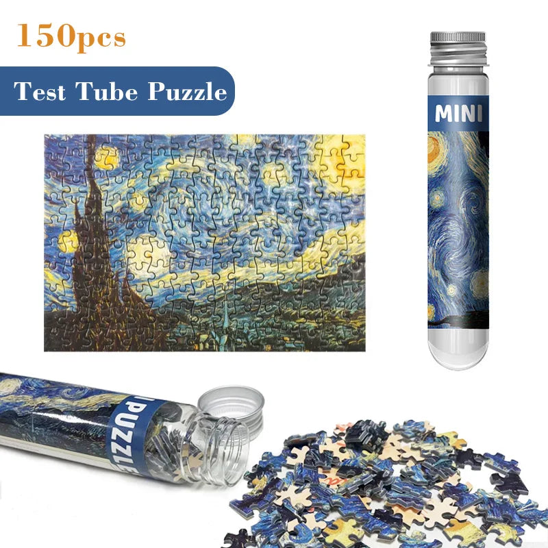 Mini Puzzle 150PCS Spécial Peintures Célèbres - Idée Cadeau
