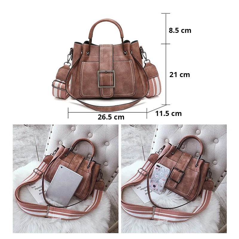 Sac Vintage Féminin - Design Large Boucle