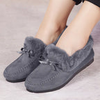 Mocassins d'Hiver Intérieur Polaire pour Femme