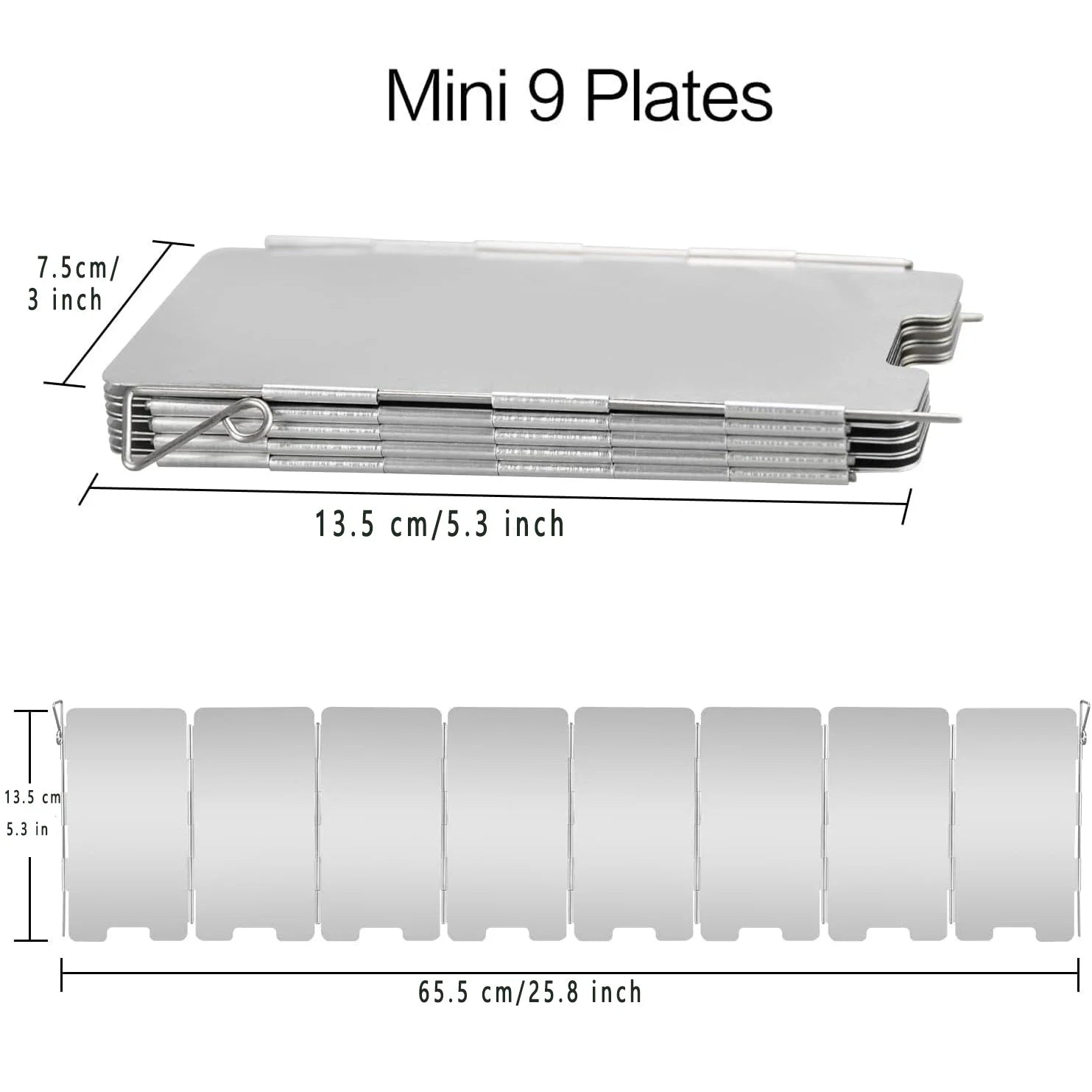 Pare-Vent Pliable en Aluminium de Camping pour Gazinière & BBQ