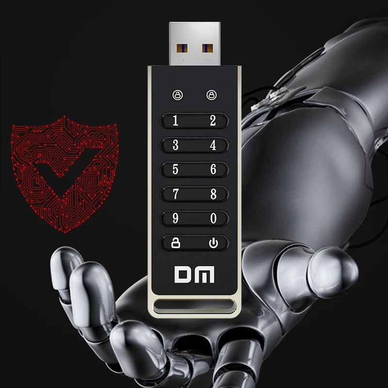 Clé USB cryptée ultra-sécruisé à code