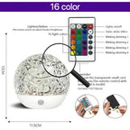 Boule Cristal LED Tactile – Éclairage Relaxant