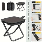 Tabouret Portatif de Camping - Pliable en Trousse
