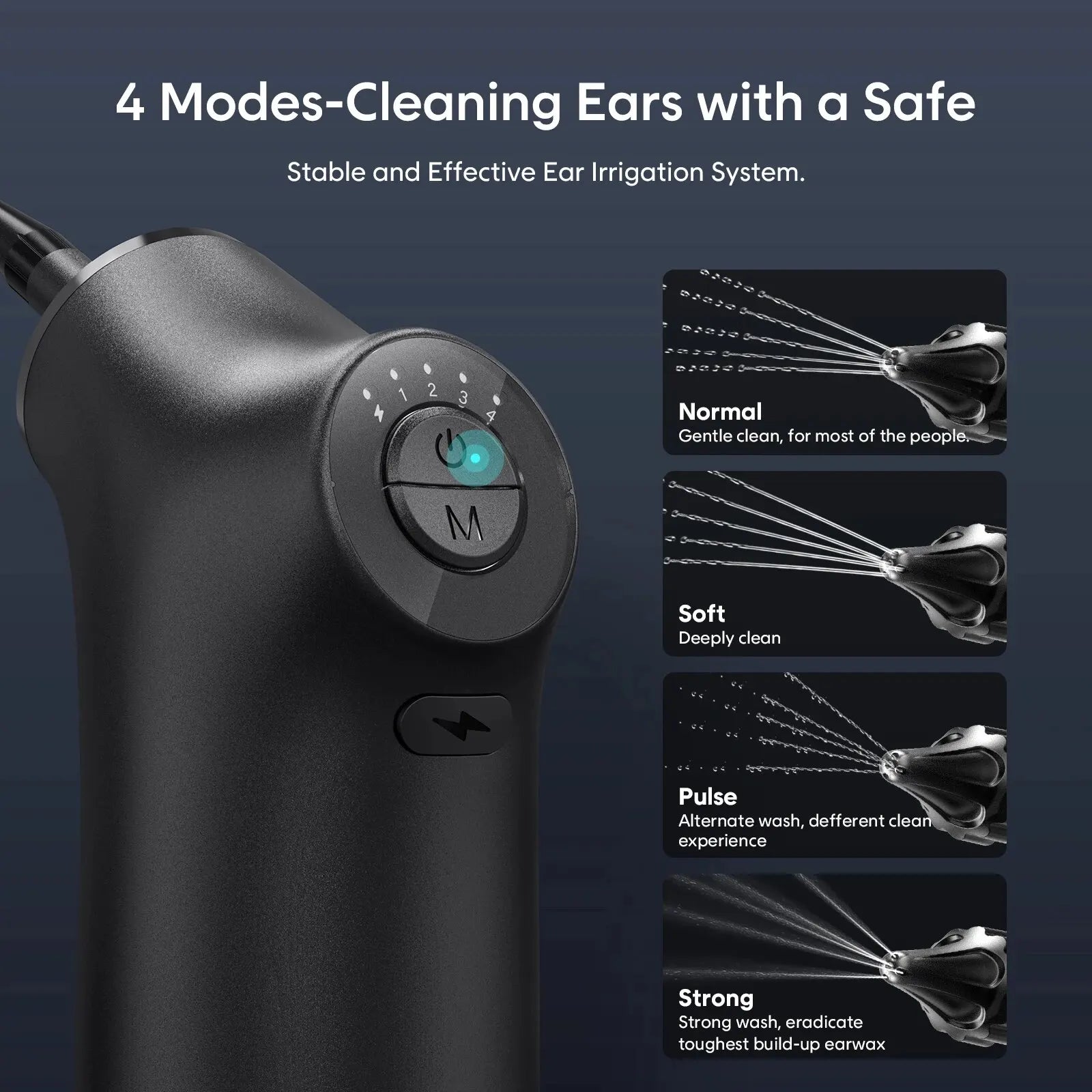 Kit de nettoyage d'oreille électrique