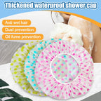 3x Bonnets de douche imperméables pour femme