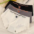 Little Heart - Lot de 3 culottes en Soie Glacée sans couture