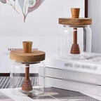 Pot de Miel Design en Bois Naturel