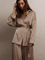 Pyjama satin ultra léger