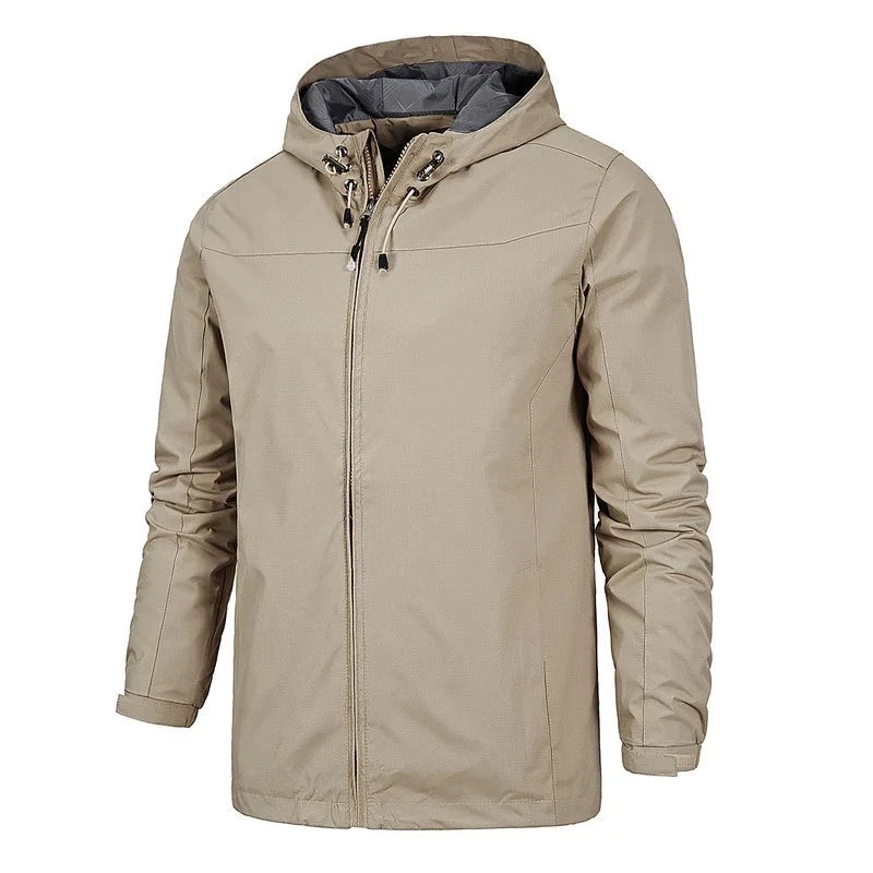 Waterproof hooded jacket for men and women - Free delivery