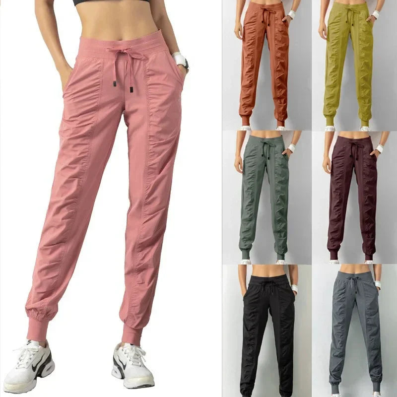 Pantalon de Jogging à Séchage Rapide et Cordon