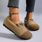 Mocassins Douillets Femme Semelle Antidérapante