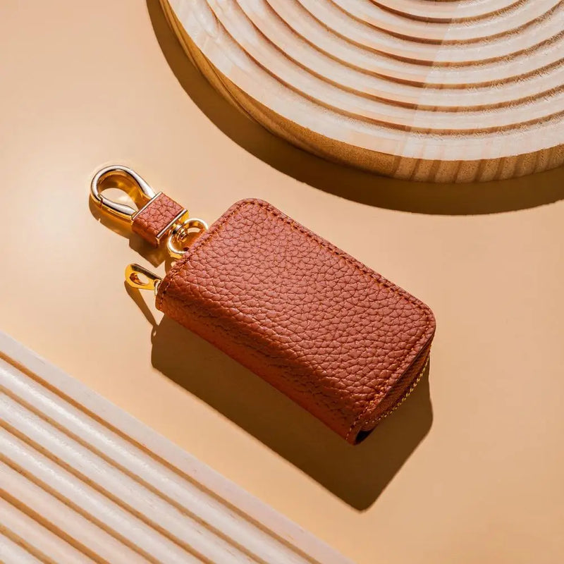 Porte-Clé en Cuir PU Rectangulaire à Crochet