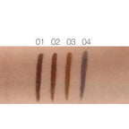 Coffret à Sourcils - Crayon waterproof, 3 recharges & 3 pochoirs