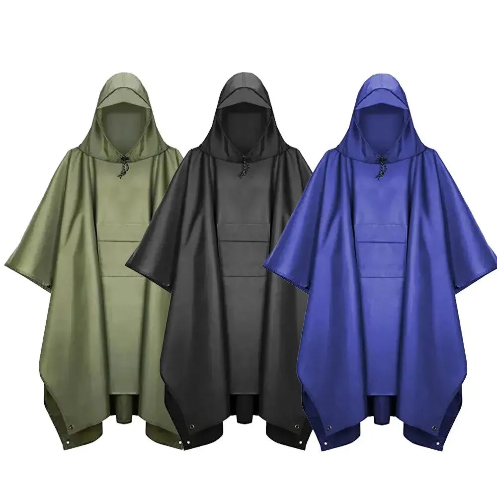 Poncho de Pluie imperméable 3 en 1