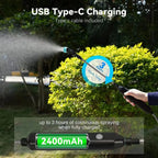 Pulvérisateur de jardinage électrique portable 5 en 1