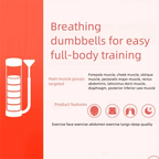 Entraîneur Respiratoire avec Timer – Capacité Pulmonaire, Muscles Abdominaux & Visage