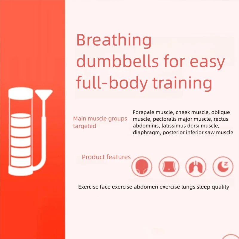 Entraîneur Respiratoire avec Timer – Capacité Pulmonaire, Muscles Abdominaux & Visage