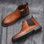 Bottines Chelsea en Cuir PU pour Homme
