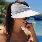 Visière Plage Femme Anti-UV Large Bord