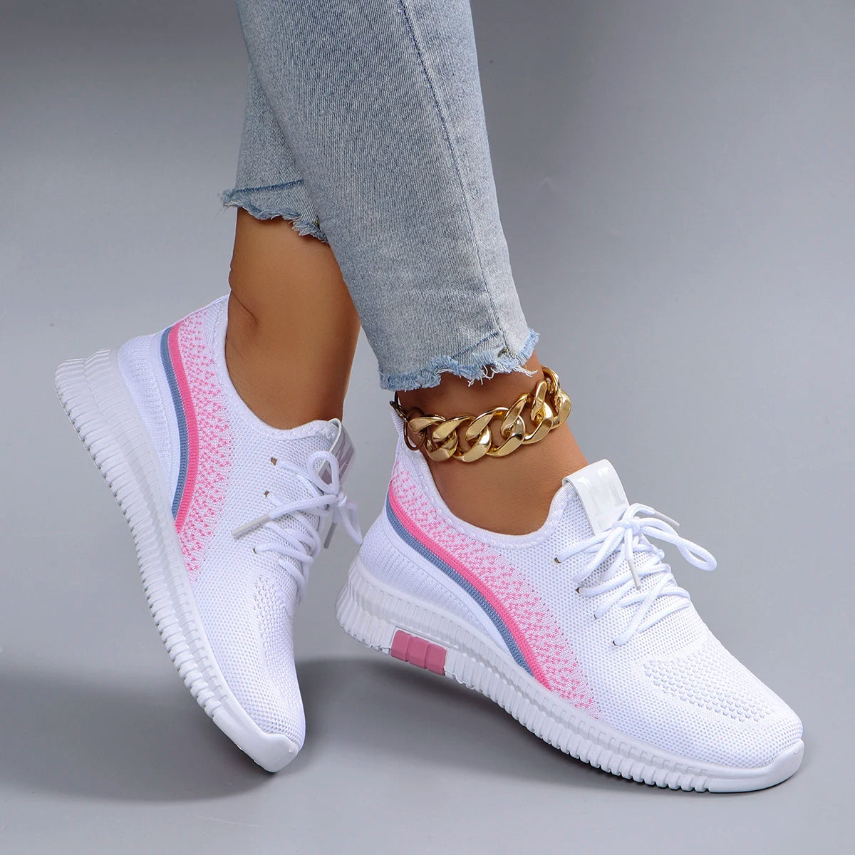 Sneakers Femme Confort Total – Semelle Antichoc