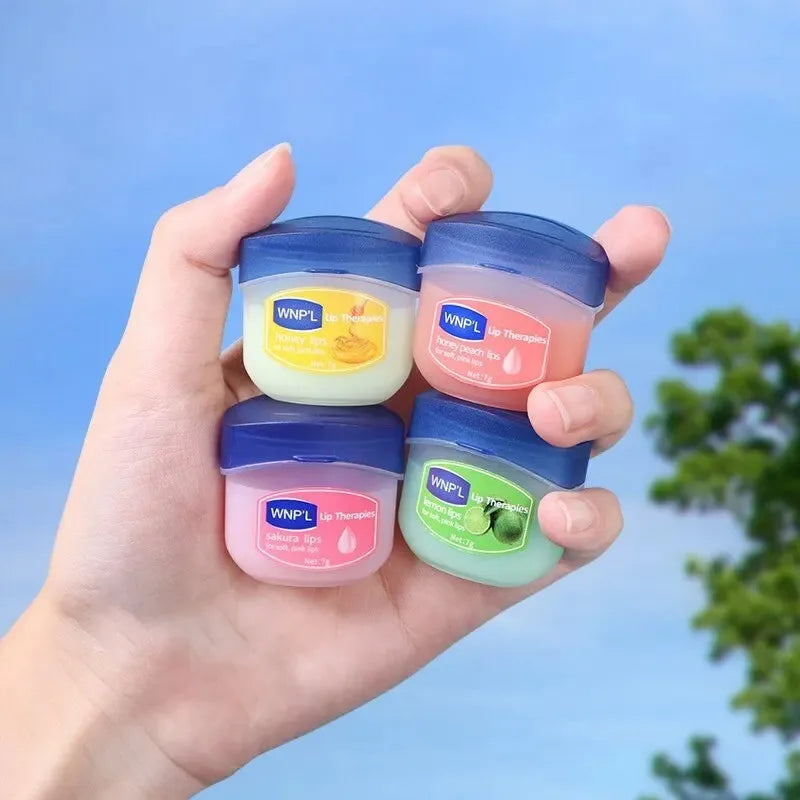 Lot de 8 Mini Vaseline Hydratantes pour Soin des Lèvres
