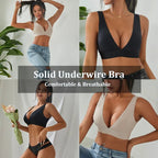 Soutien-gorge push-up sexy en V - Confort+
