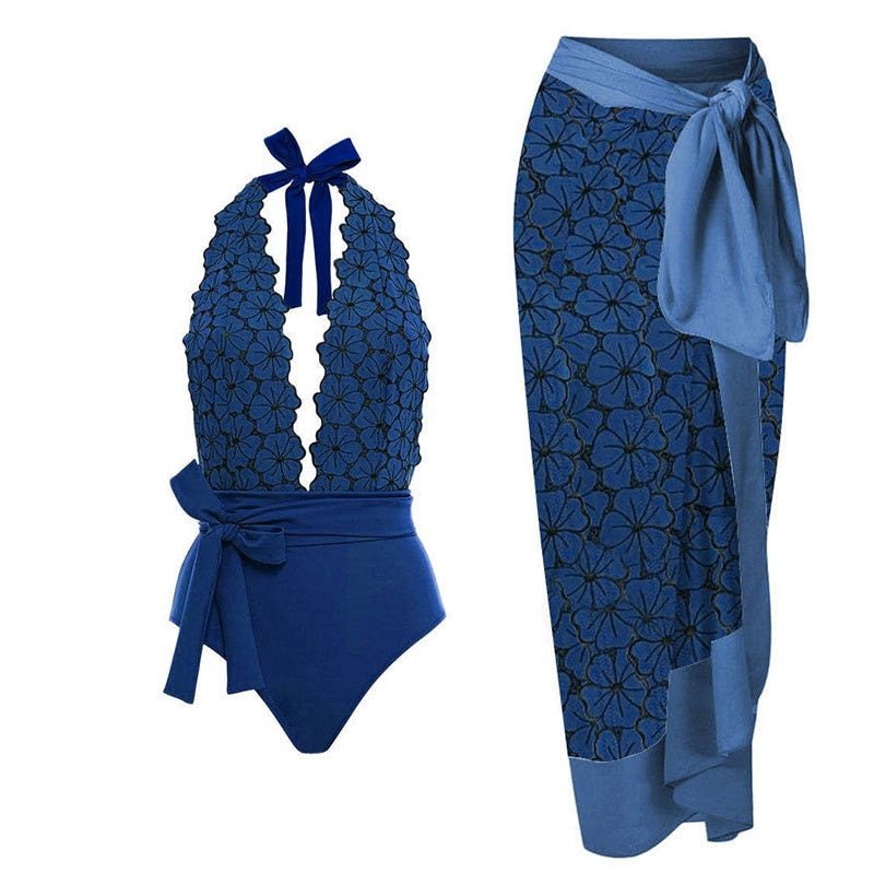Maillot 1PC & Jupe longue