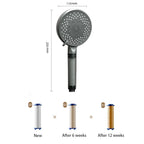 Pommeau de douche filtrant 5 modes + 5 Filtres OFFERTS