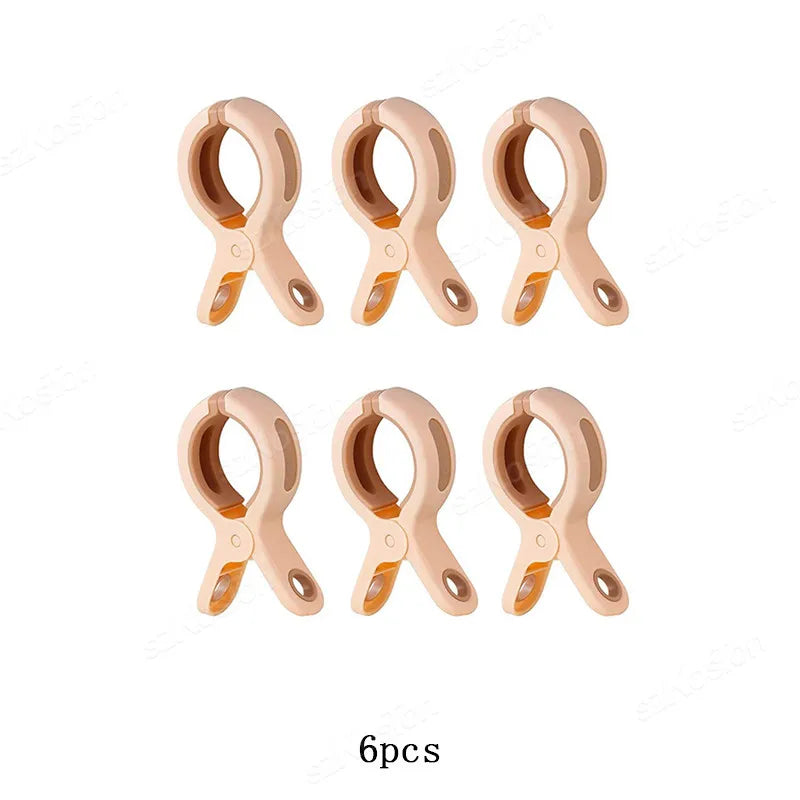 Lot de 6 Pinces multi-usage - Plage & Linge