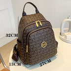 Sac à Dos Monogramme Luxueux en Cuir PU