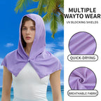 Serviette à Capuche 3 en 1 – Sèche, Anti-UV & Rafraîchissante