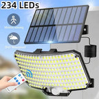 Projecteur LED Solaire Extérieur – 234 LEDs + Capteur