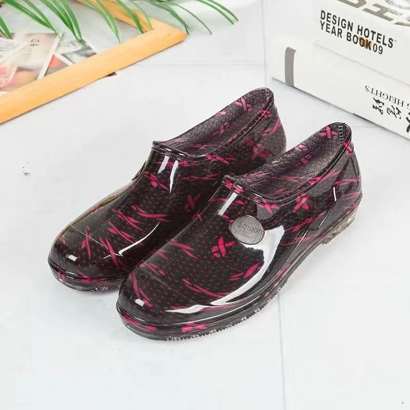 Mocassin de pluie imperméables et antidérapants - Femme