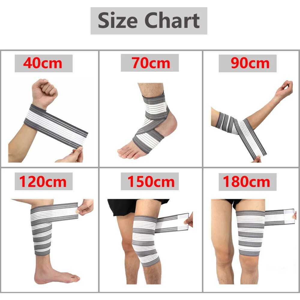 Bandage élastique de compression - Poignet, cheville, mollet...
