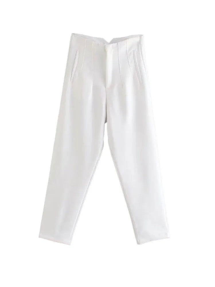 Pantalon élégant de Taille Haute pour femme