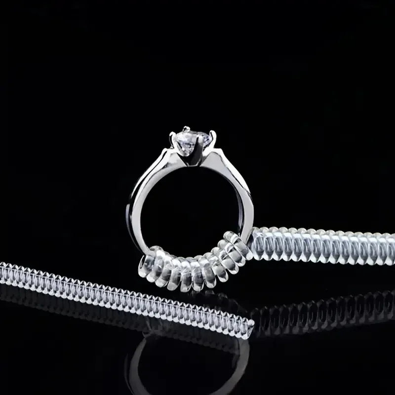 8PCS Réducteur en Silicone de taille de bague