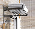 Porte-serviette pliant de salle de bain
